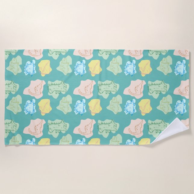 DINOSAUR STRANDTUCH (Vorderseite)