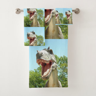 Dinosaur T-Rex Badhandtuch Set