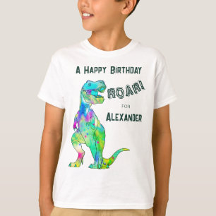 Dinosaur T-Rex Birthday Boy Party T-Shirt