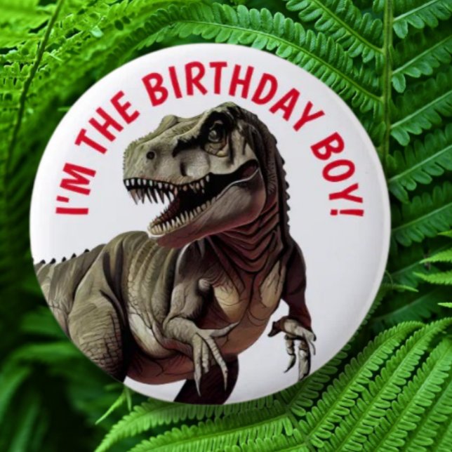 Dinosaur T Rex BOY Button (Von Creator hochgeladen)