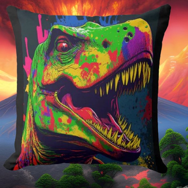 Dinosaur T Rex Boy Kissen (Bring your dream party to life with our selection of quality Dinosaur themed party supplies )