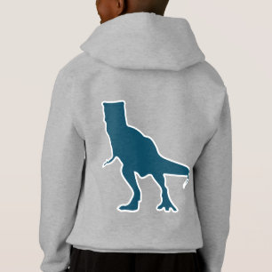 Dinosaur T-rex Briefmarke Jungs Hoodie