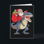 Dinosaur T Rex Christmas Santa Boys Men Girls Xmas Karte<br><div class="desc">Dinosaur T Rex Christmas Santa Boys Men Girls Xmas Squad</div>