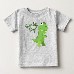 Dinosaur T-rex Dino Kids 1st Birthday Boy Baby T-shirt