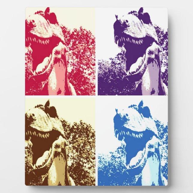 Dinosaur T-Rex Fotoplatte (Vorderseite)