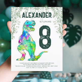 Dinosaur T-Rex Geburtstagspartbudget