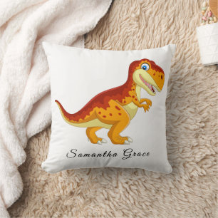 Dinosaur T Rex Gold Keuchkissen Kissen