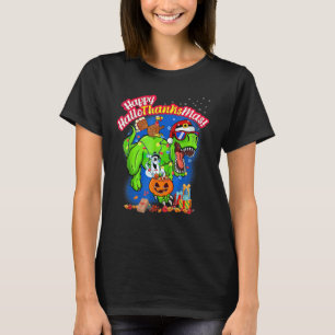 Dinosaur T Rex Halloween Weihnachten Happy Halloth T-Shirt