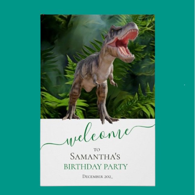 DINOSAUR T-Rex Jurassic World Wall Art! Poster (Von Creator hochgeladen)