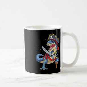 Dinosaur T Rex Pirate Piratenflagge Halloween Gesc Kaffeetasse