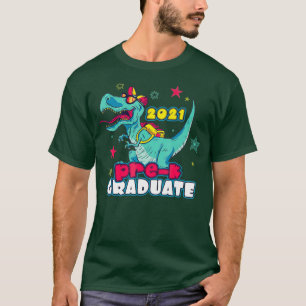 Dinosaur T-Rex Pre-K Klasse Klasse 2021 Vorschule T-Shirt