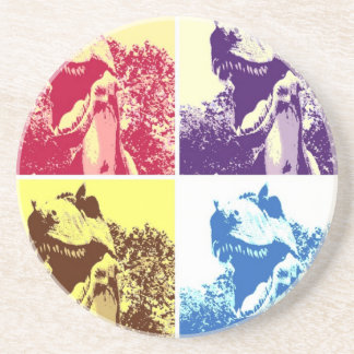 Dinosaur T-Rex Sandstein Untersetzer