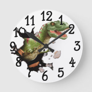 Dinosaur T-Rex Schlafzimmer Spielzimmer Uhr Uhr