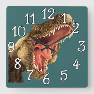 Dinosaur T-Rex Schlafzimmer Spielzimmer Uhr Uhr