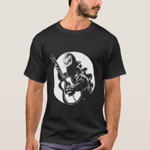 Dinosaur T-Rex spielt Gitarre Geschenke Bass Gitar T-Shirt
