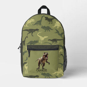 Dinosaur T Rex Thema gedruckter Rucksack