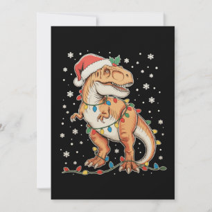 Dinosaur T Rex Weihnachten Dino Weihnachtsbeleucht