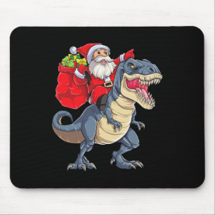 Dinosaur T Rex Weihnachten Santa Jungen Männer Mäd Mousepad