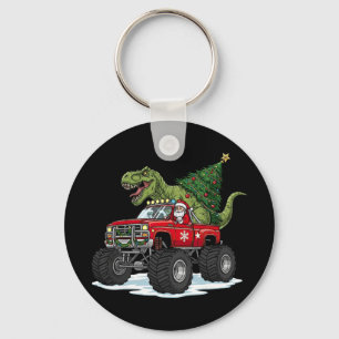 Dinosaur T Rex Weihnachten Santa Jungen Männer Mäd Schlüsselanhänger