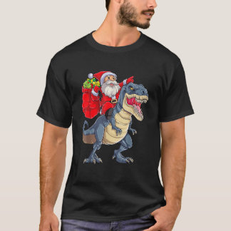 Dinosaur T rex Weihnachtsjungs Männer Mädchen Weih T-Shirt