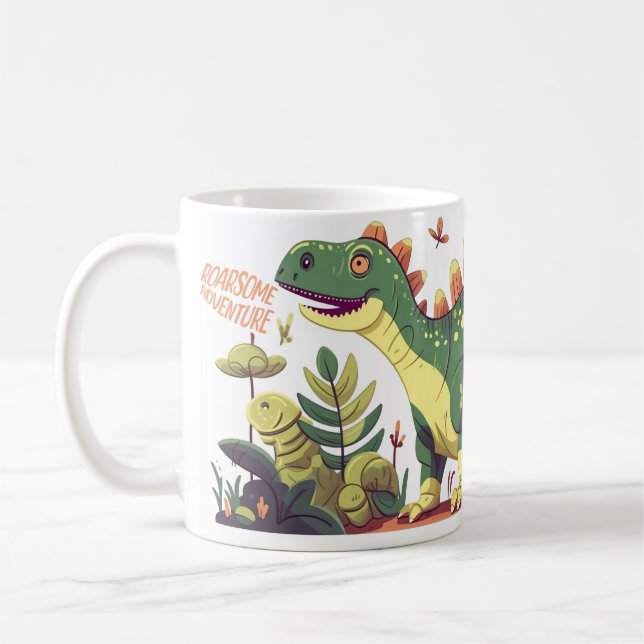 Dinosaur-Tasse - Roarsome Adventure Kaffeetasse (Links)