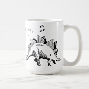 Dinosaur-Tasse singend Tasse