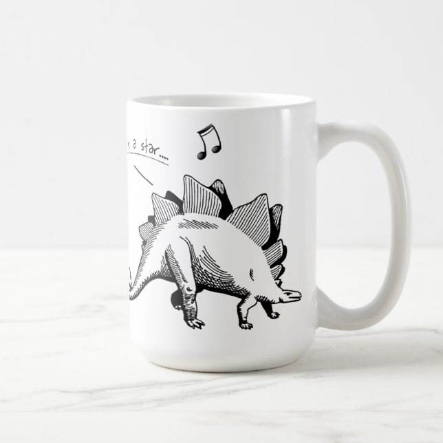 Dinosaur-Tasse singend Tasse (Rechts)