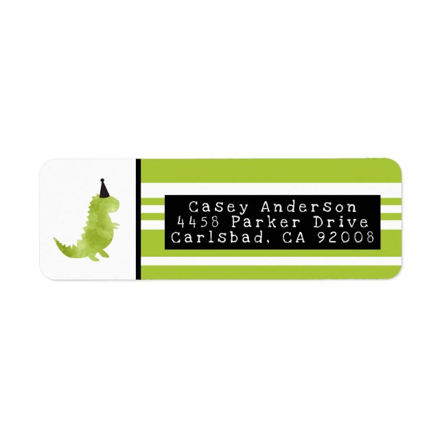 Dinosaur Theme Stomp und Chomp Green Dino Geburtst (Vorne)