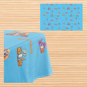 Dinosaur Theme Tablecloth für Kinder Geburtstagspa Tischdecke
