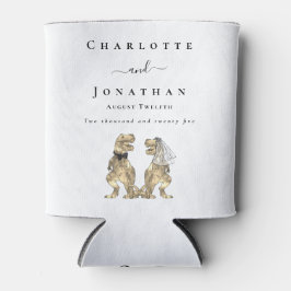 Dinosaur Theme Wedding Personalisiert Dosenkühler