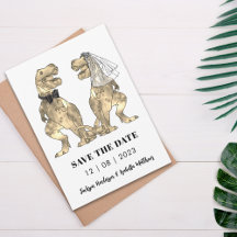 Dinosaur Themed Wedding Green