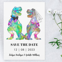 Dinosaur Themed Wedding