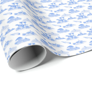 Dinosaur Toile (Blaugrün)  Geschenkpapier