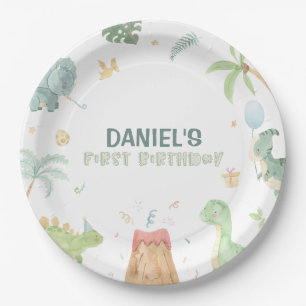 Dinosaur-Torte-Papierteller Pappteller