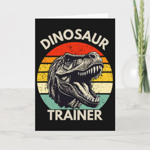 Dinosaur-Trainer Retro-Halloween-Kostüm für Erwach Karte