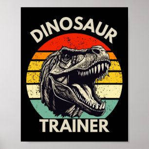 Dinosaur-Trainer Retro-Halloween-Kostüm für Erwach Poster