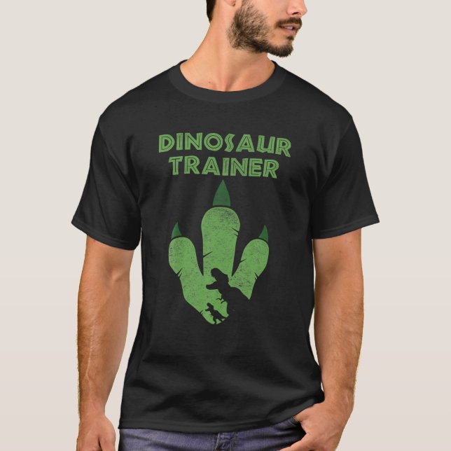 Dinosaur Trainer T Funny Dinosaur Geschenk T-Shirt (Vorderseite)
