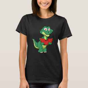 Dinosaur Tropical Summer Frucht Boy Dino Melon Wat T-Shirt