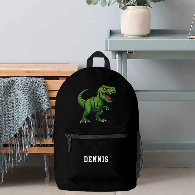 Dinosaur Tyrannosaurus Rex Name Bedruckter Rucksack (Von Creator hochgeladen)