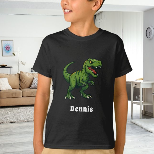 Dinosaur Tyrannosaurus Rex Name T-Shirt (Von Creator hochgeladen)