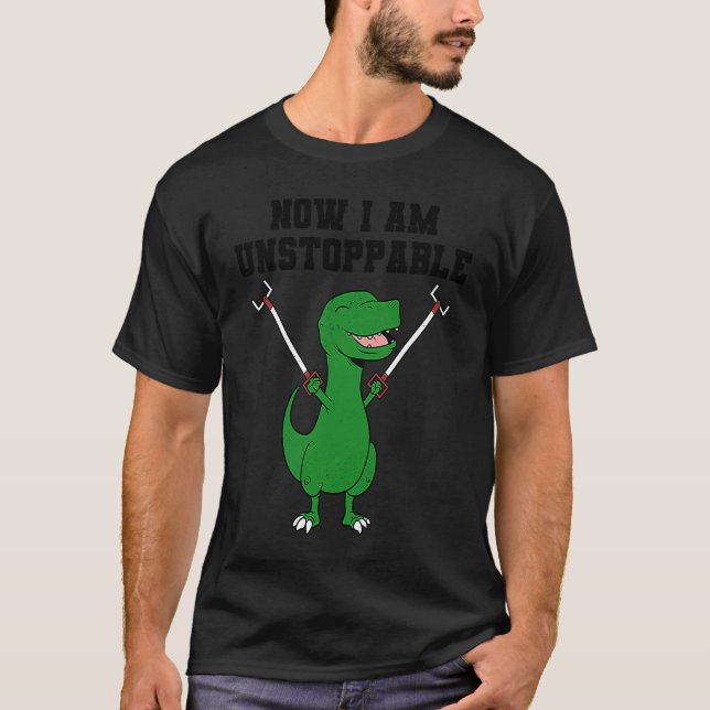 Dinosaur Tyrannosaurus Rex Rex Reptile Dangerous T-Shirt (Vorderseite)