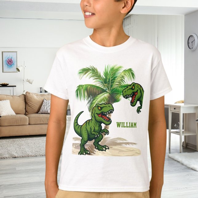 Dinosaur Tyrannosaurus Rex Wald T-Shirt (Von Creator hochgeladen)