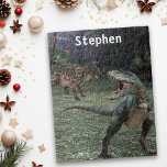 Dinosaur Tyrannosaurus T-rex Personalisiert für Ki Puzzle<br><div class="desc">Dieses Design kann personalisiert werden, indem Sie die Option Anpassen auswählen, um Text hinzuzufügen oder andere Änderungen vorzunehmen. Wenn dieses Produkt die Möglichkeit hat, das Design auf einen anderen Gegenstand zu übertragen, stellen Sie bitte sicher, dass das Design bei Bedarf angepasst wird. Kontaktieren Sie mich unter colorflowcreations@gmail.com , wenn Sie...</div>