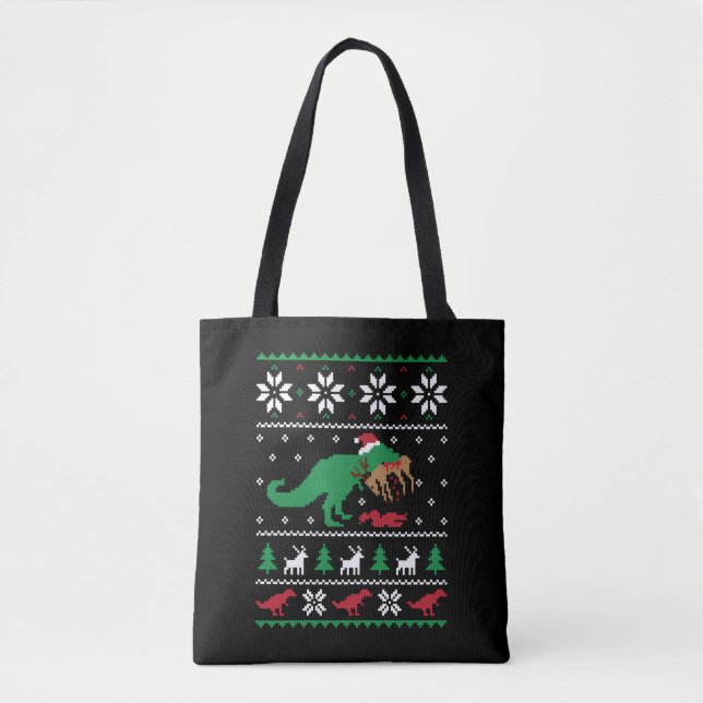 Dinosaur Ugly Weihnachtsfest (Vorderseite)