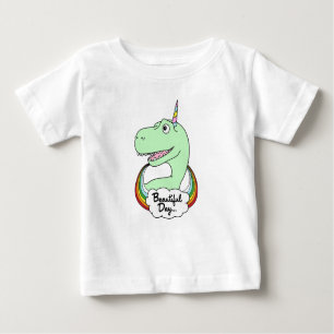 Dinosaur Unicorn Baby T-shirt