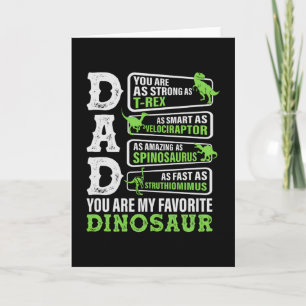 Dinosaur Vater Funny Father Dino Karte