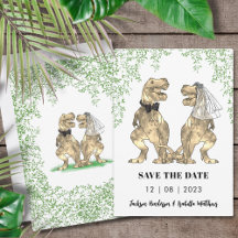 Dinosaur Wedding