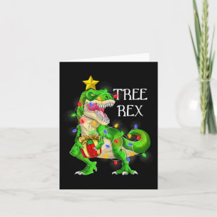 Dinosaur Weihnachtsbaum Rex Pajamas Men Boys Xmas Karte