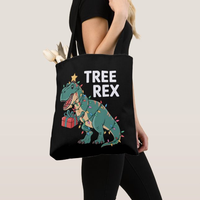 Dinosaur Weihnachtsbaum Rex Pajamas Xmas Lights (Von Nahem)
