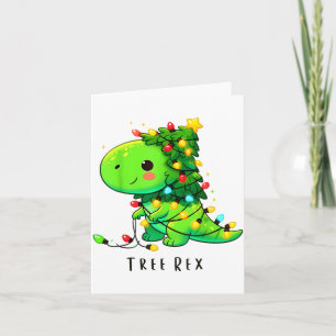 Dinosaur Weihnachtsbaum Rex Schlafanzug Männer Jun Karte